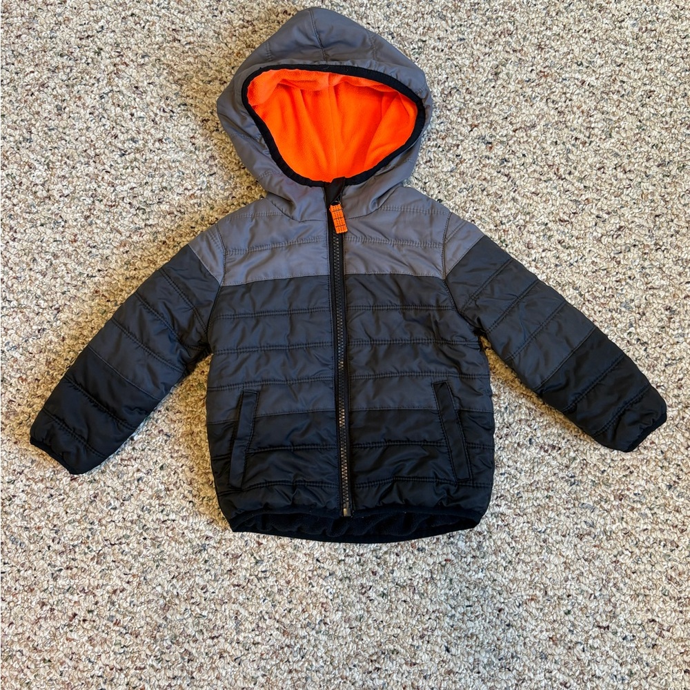 Toddler Champion Black and Gray Winter Coat